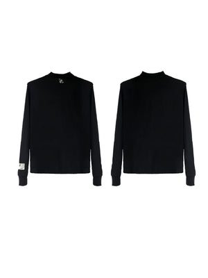 Embossed Graphic Turtleneck Top - product image 5