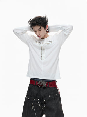 Pin Cross Long-Sleeve Top - product image 3