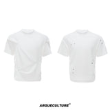Pleated Boxy Cotton T-Shirt - product image 5