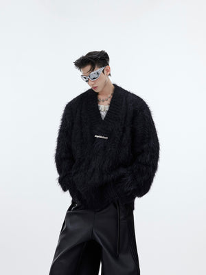 Relaxed V-Neck Knit Sweater - product image 5