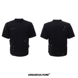 Pleated Boxy Cotton T-Shirt - product image 5