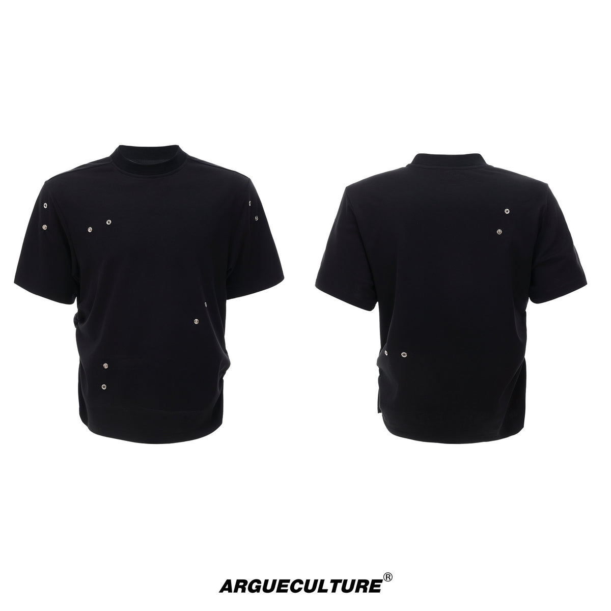 Pleated Boxy Cotton T-Shirt - product image 5