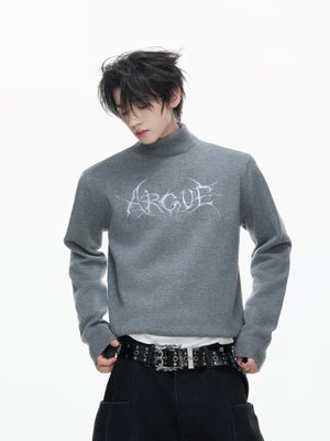 Modal Wool-Blend Mock-Neck Sweater - product image 3