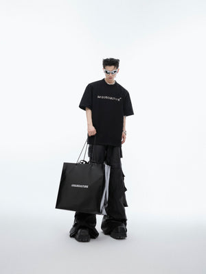 Metal Logo Shoulder-Pad T-Shirt - product image 3