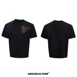 Irregular Neckline Graphic T-Shirt - product image 5