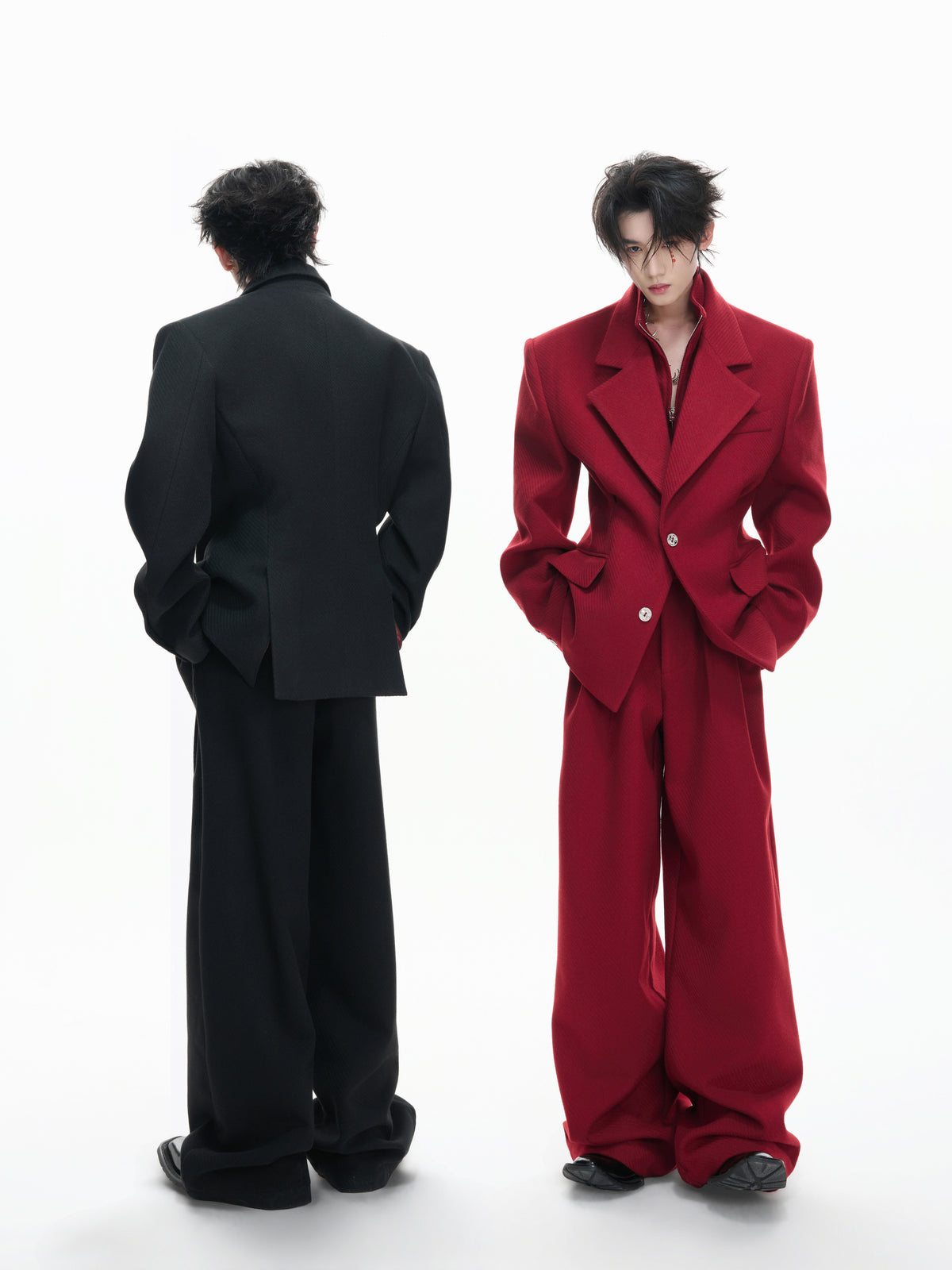 Deconstructed Cotton-Wool Suit Jacket - product image 5