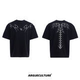 Spinal Bone Embroidered Oversized T-Shirt - product image 5