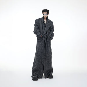 Belted Double-Breasted Wool-Blend Coat - product image 5