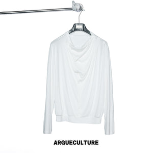 Drape-Neck Long-Sleeve Top - variant image 7