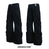 Deconstructed Washed Straight-Leg Jeans - product image 5