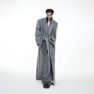 Belted Double-Breasted Wool-Blend Coat - product image 5