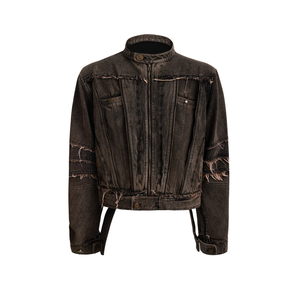 Deconstructed Washed Denim Set - product image 5
