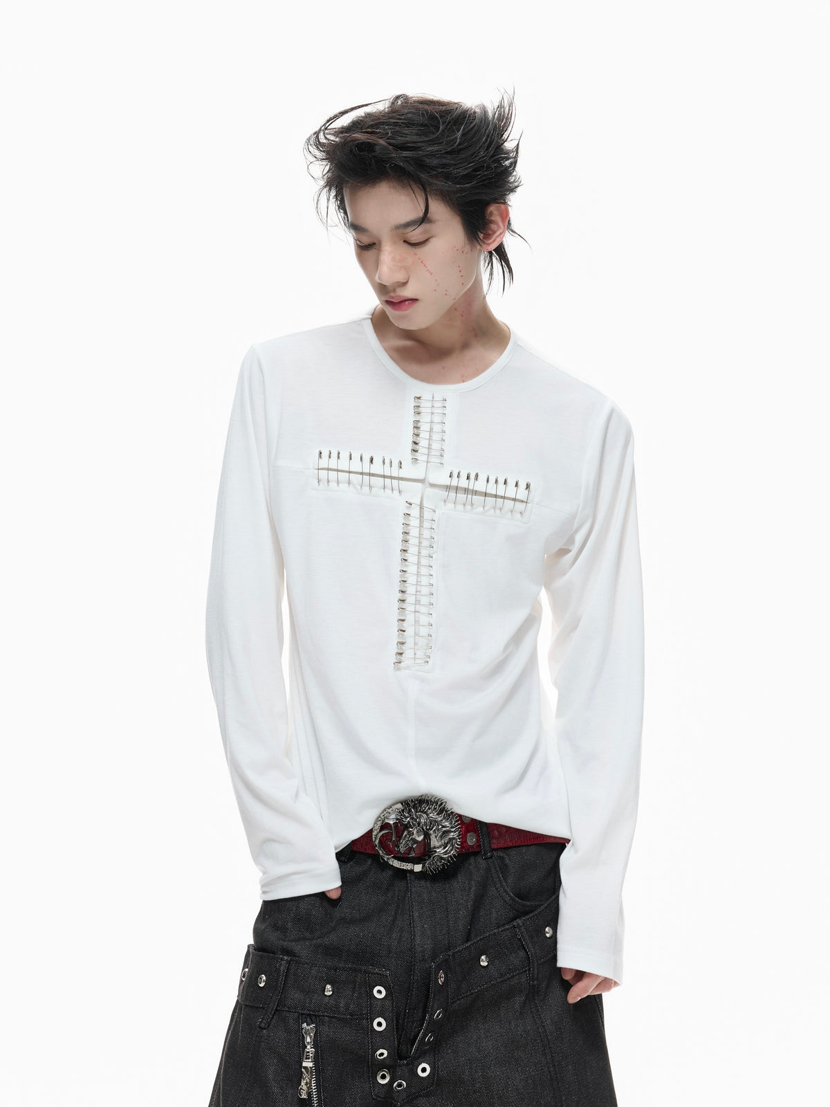 Pin Cross Long-Sleeve Top - product image 1