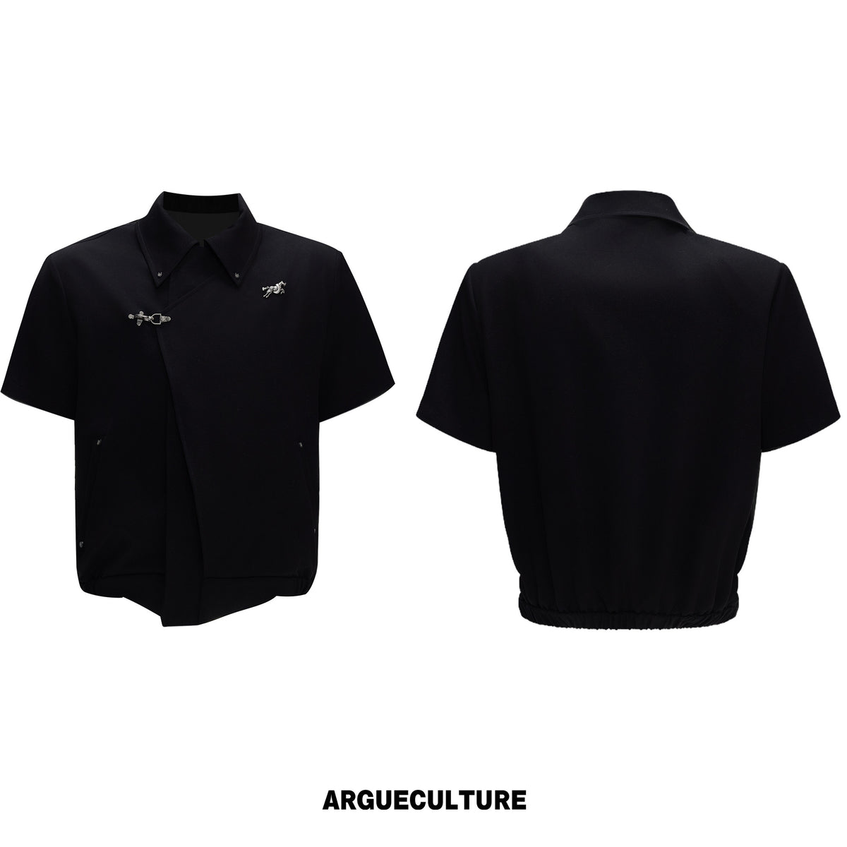 Asymmetric Layered Jacket & Trousers - variant image 6