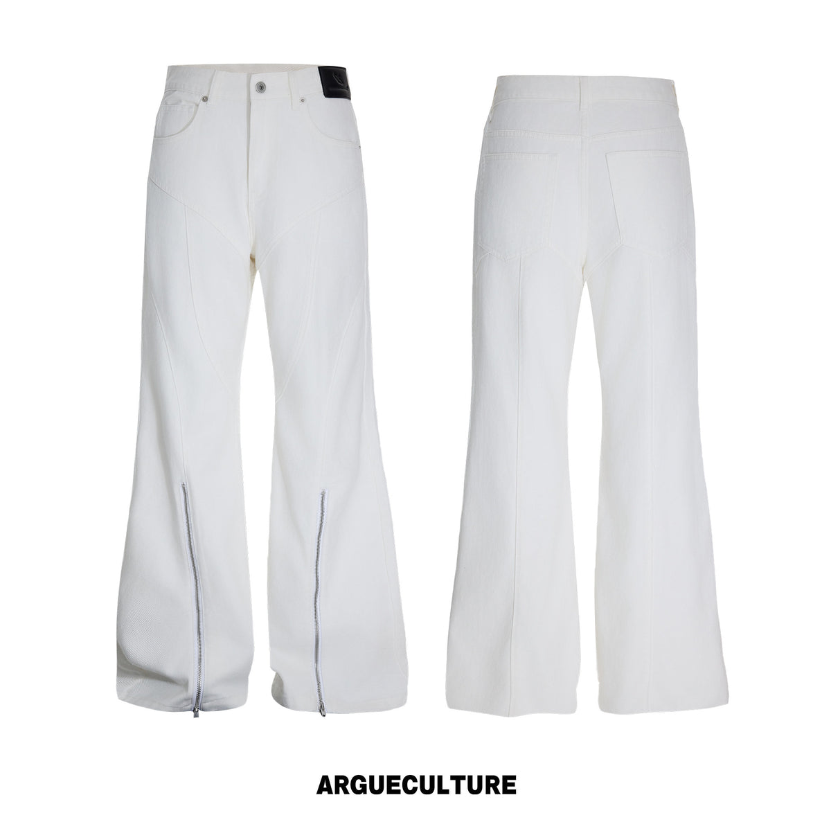 Washed Distressed Flare Jeans - product image 5