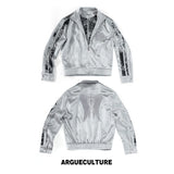 Gray Satin Wing Embroidery Jacket - variant image 6