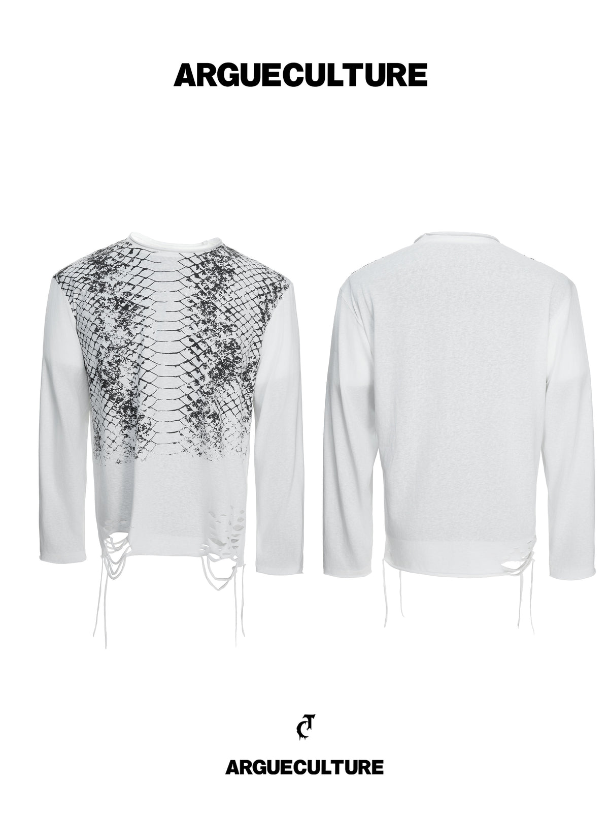 Gradient Python-Print Long-Sleeve Tee - product image 3