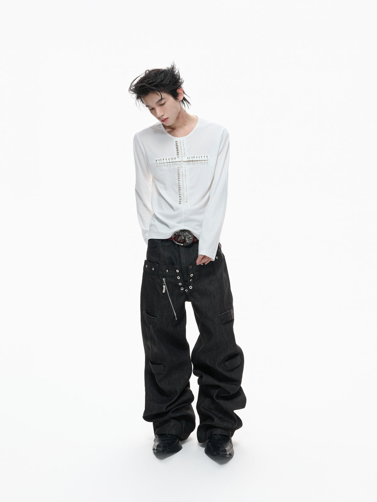 Pin Cross Long-Sleeve Top - product image 5