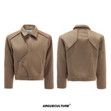 Asymmetric Wool-Alpaca Short Jacket - product image 5