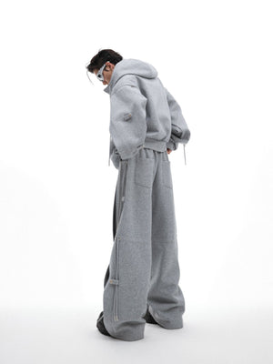 Deconstructed Drawstring Hoodie - product image 3
