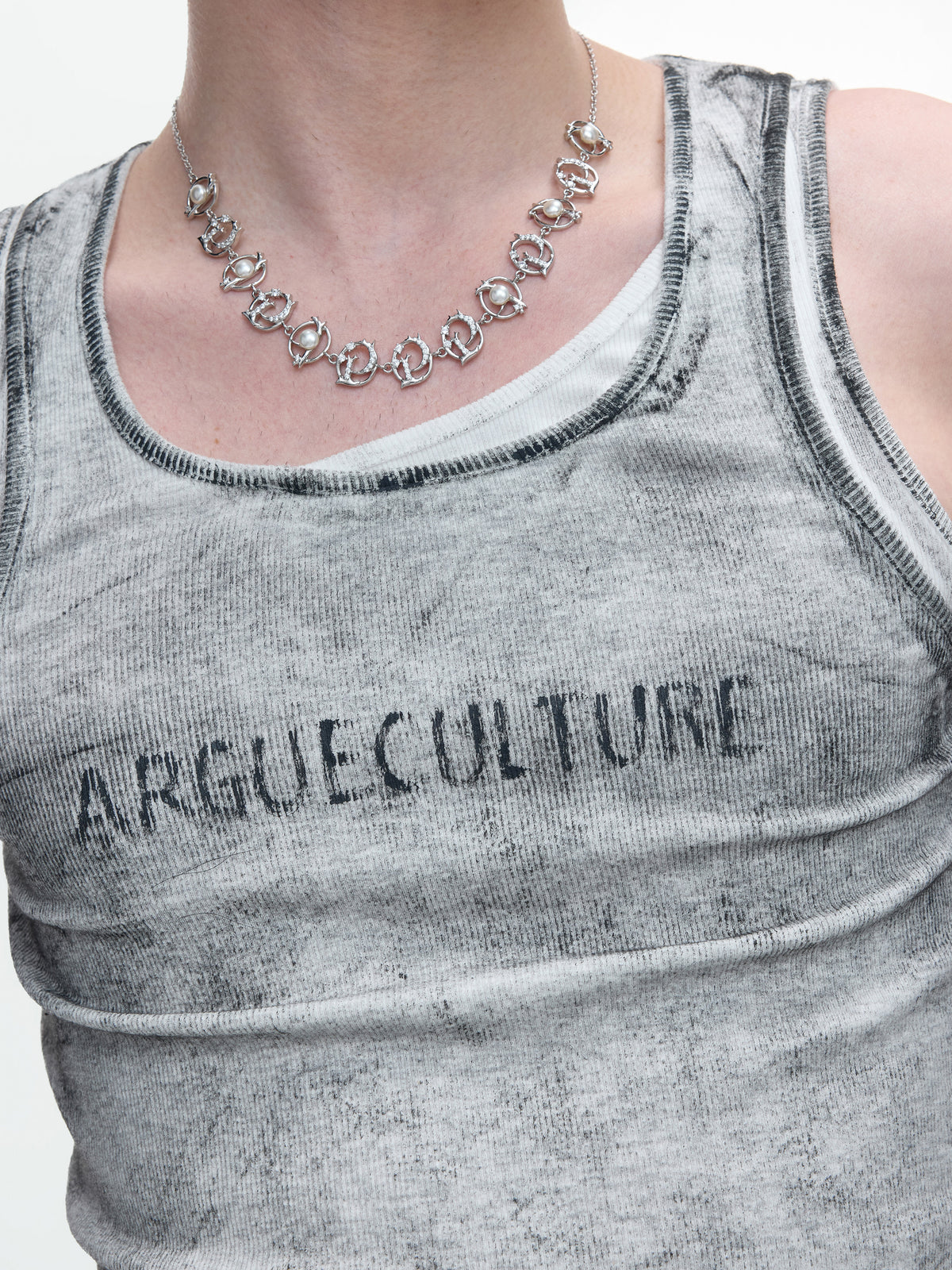Faux-Layer Graffiti Print Tank Top - product image 5