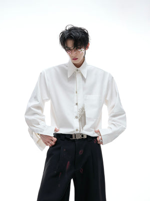 Tie-Panel Structured Shirt - product image 1