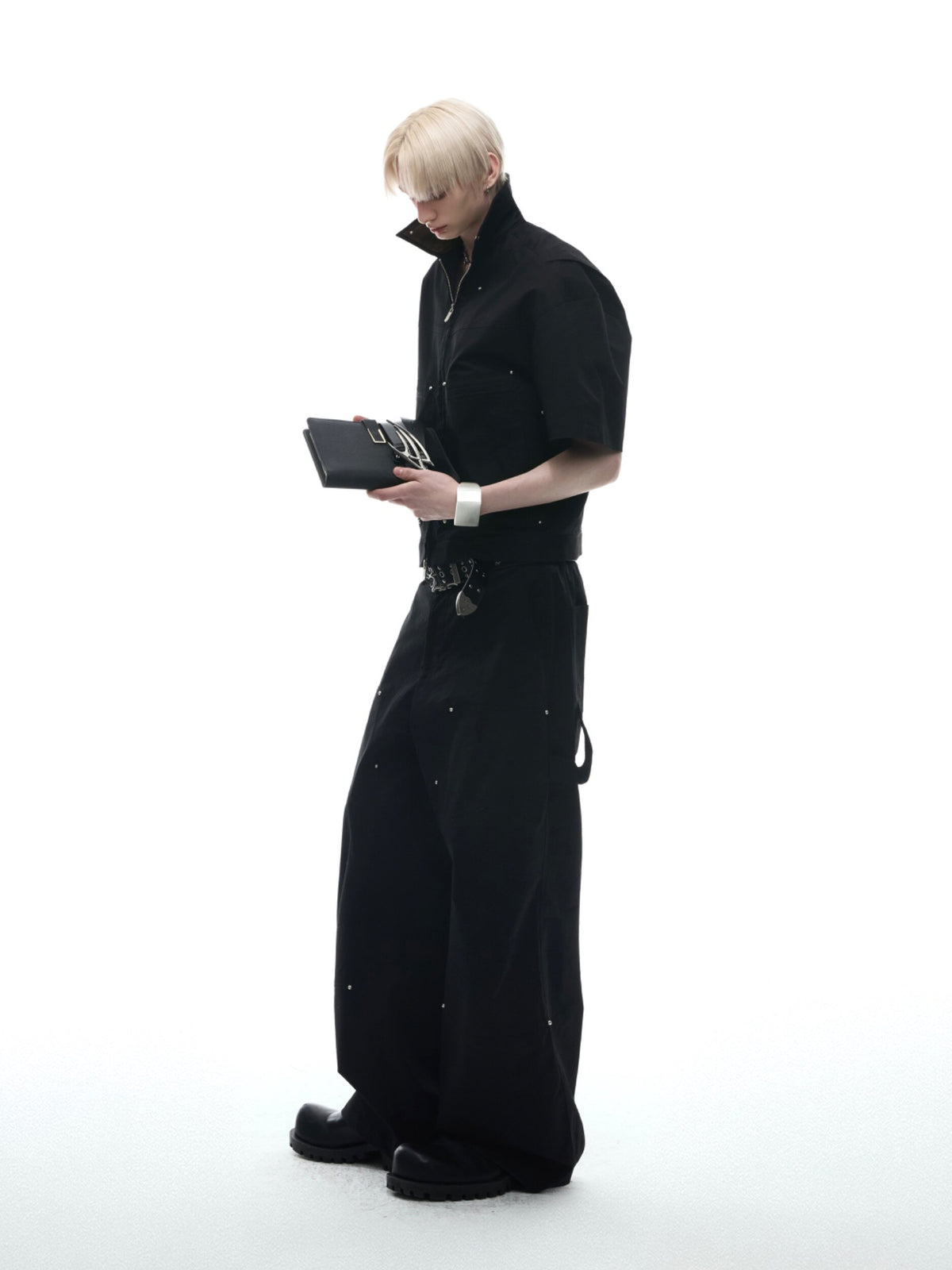 PU-Panel Short-Sleeve Jacket - product image 3