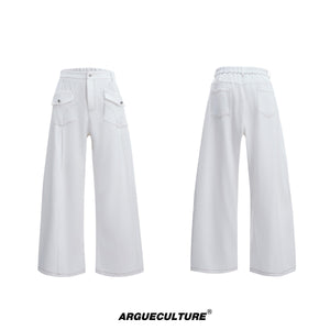 Pearl-Trimmed Collarless Utility Suit - product image 5