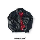 Reversible Python-Pattern Faux Leather Jacket - product image 5