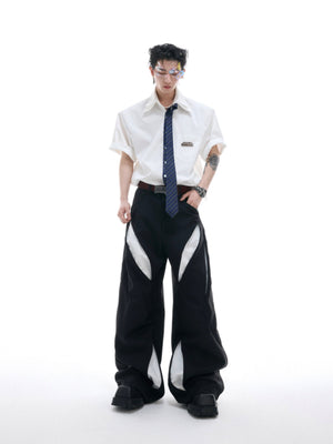 Relaxed Double-Collar Tie Shirt - product image 4