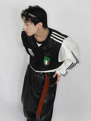 Layered Faux-Two-Piece Long-Sleeve Tee - product image 5