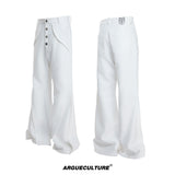 Deconstructed Paneled Bootcut Pants - product image 5
