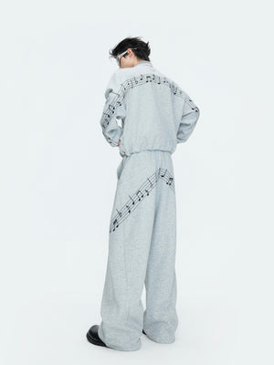 Music Note Polo-Collar Top & Pants - product image 5
