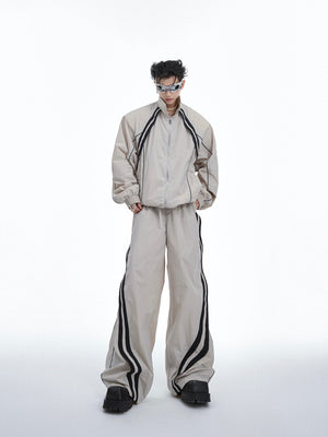 Color-Blocked Nylon Shirt & Pants - product image 1