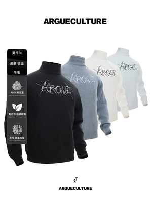 Modal Wool-Blend Mock-Neck Sweater - product image 1