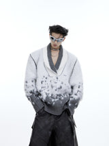 Gradient V-Neck Knit Sweater - product image 5