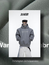 Deconstructed High-Neck Sequin Hoodie - product image 3
