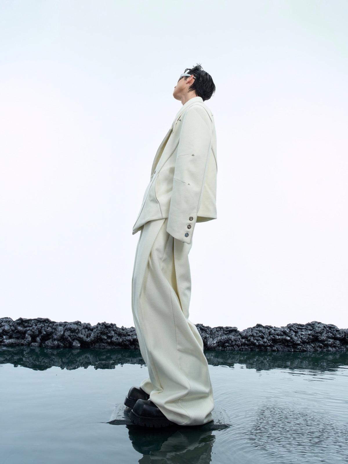 Deconstructed Oversized Suit Jacket - product image 5