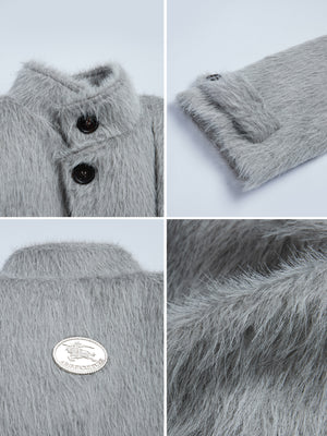 Deconstructed Wool-Blend Long Coat - product image 5