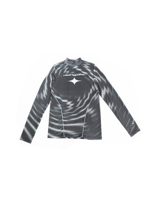 Reflective Mock-Neck Long-Sleeve Tee - product image 5