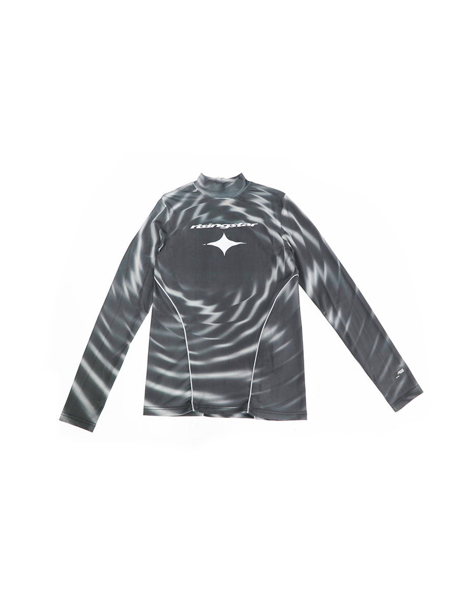 Reflective Mock-Neck Long-Sleeve Tee - product image 5