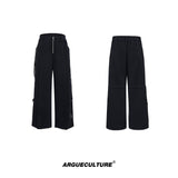 Deconstructed Wide-Leg Drawstring Pants - product image 5