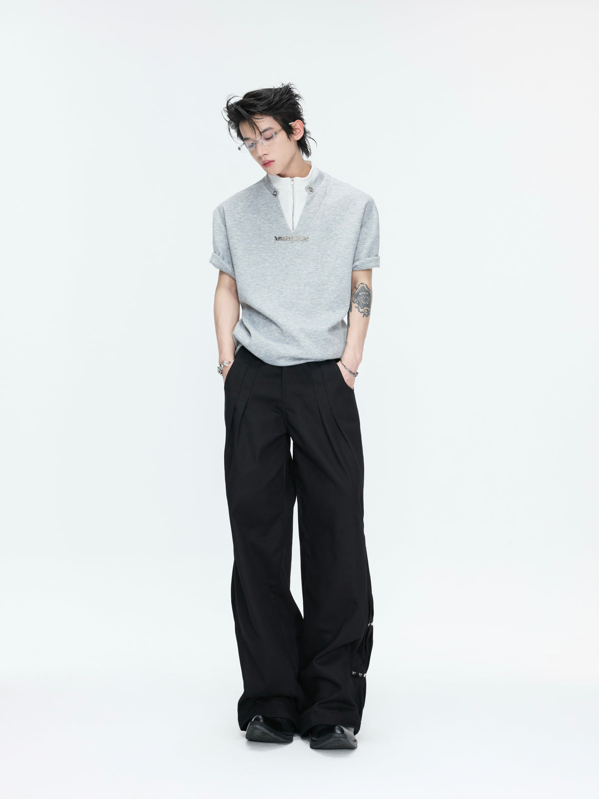 Color-Block Faux Two-Piece Tee - product image 3