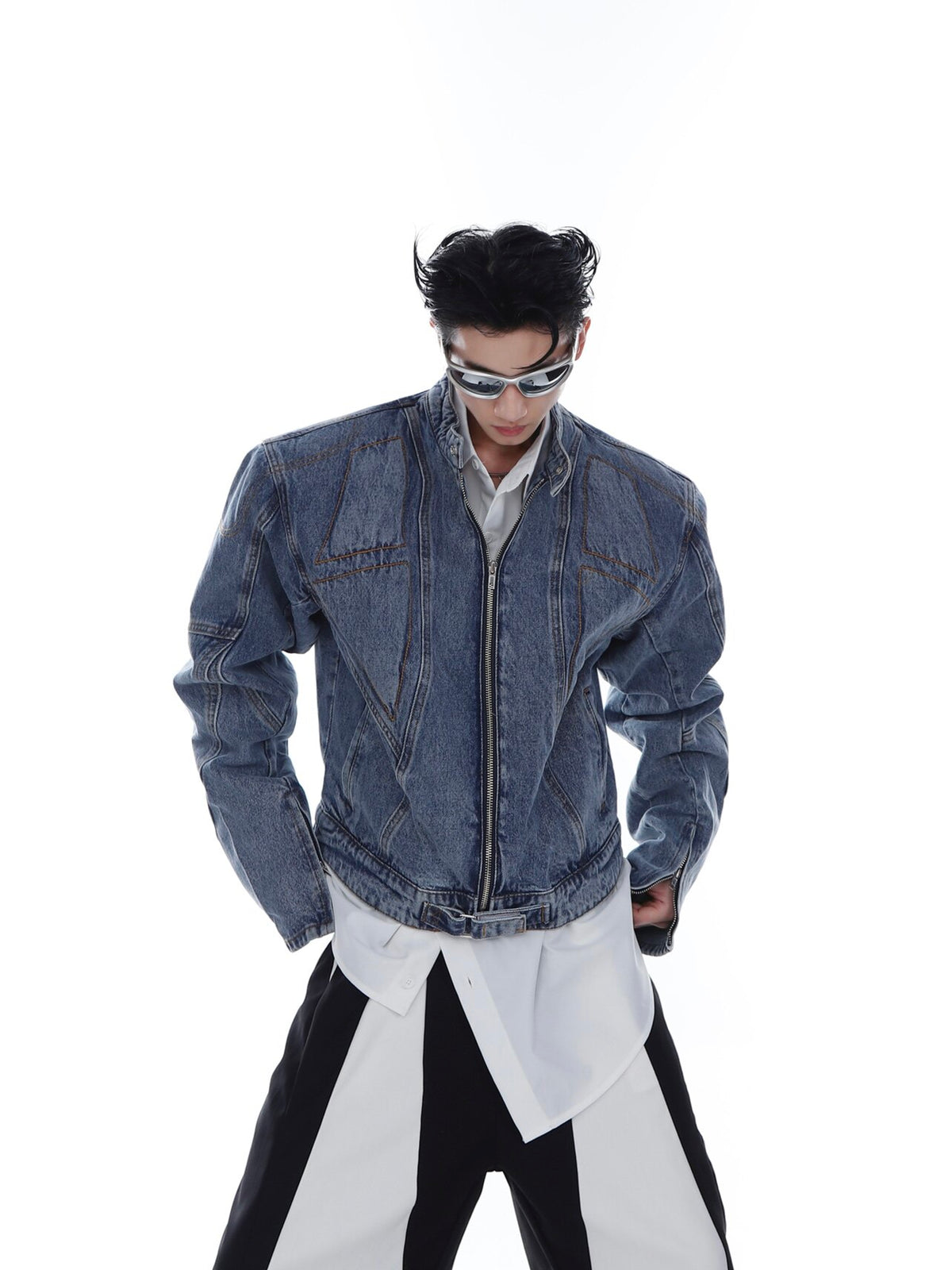 Light Wash Cropped Denim Jacket - product image 1