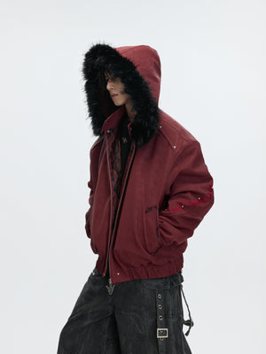 Cropped Faux Leather Zip Jacket - product image 3