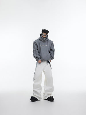 Deconstructed High-Neck Sequin Hoodie - product image 3