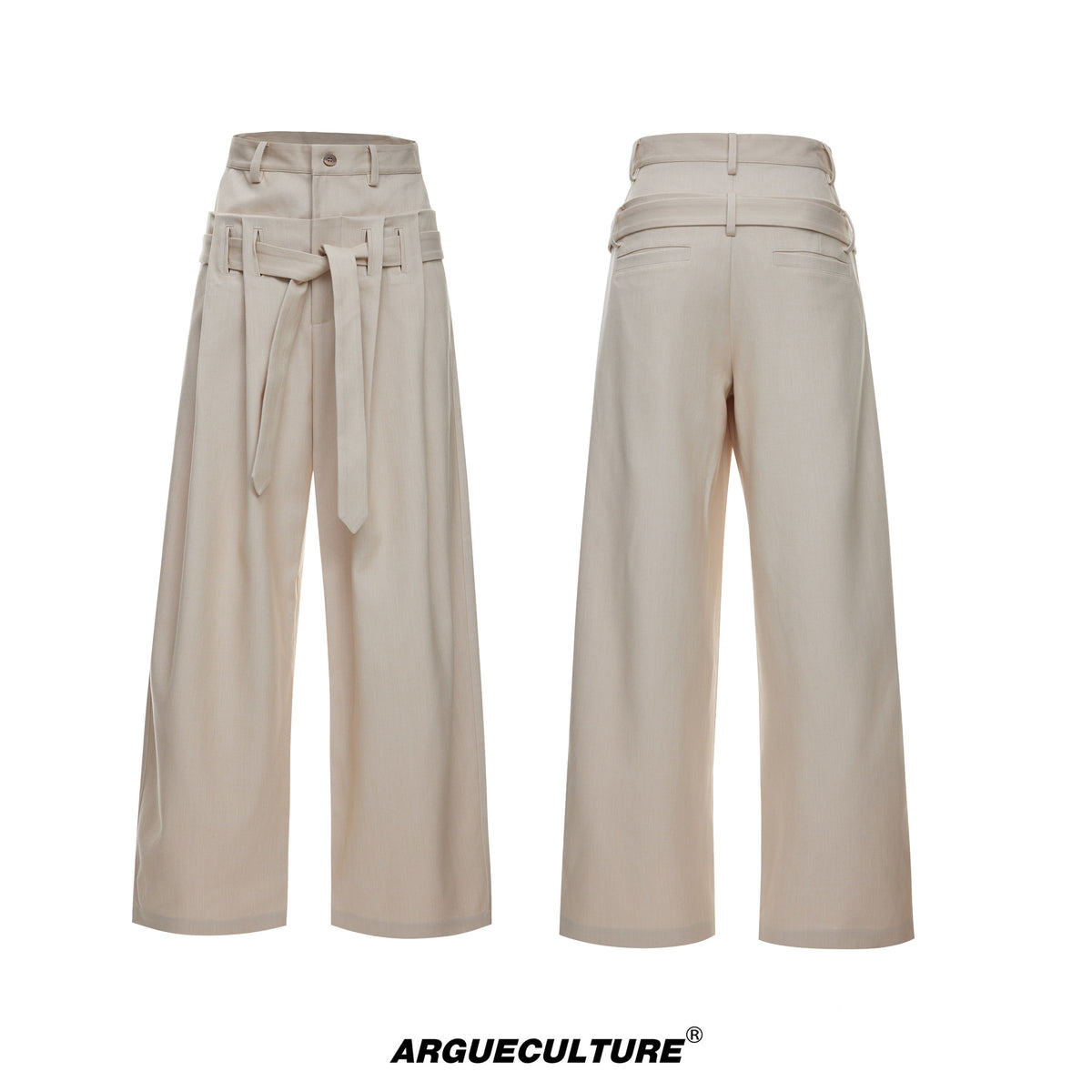 High-Rise Pleated Wide-Leg Trousers - variant image 6