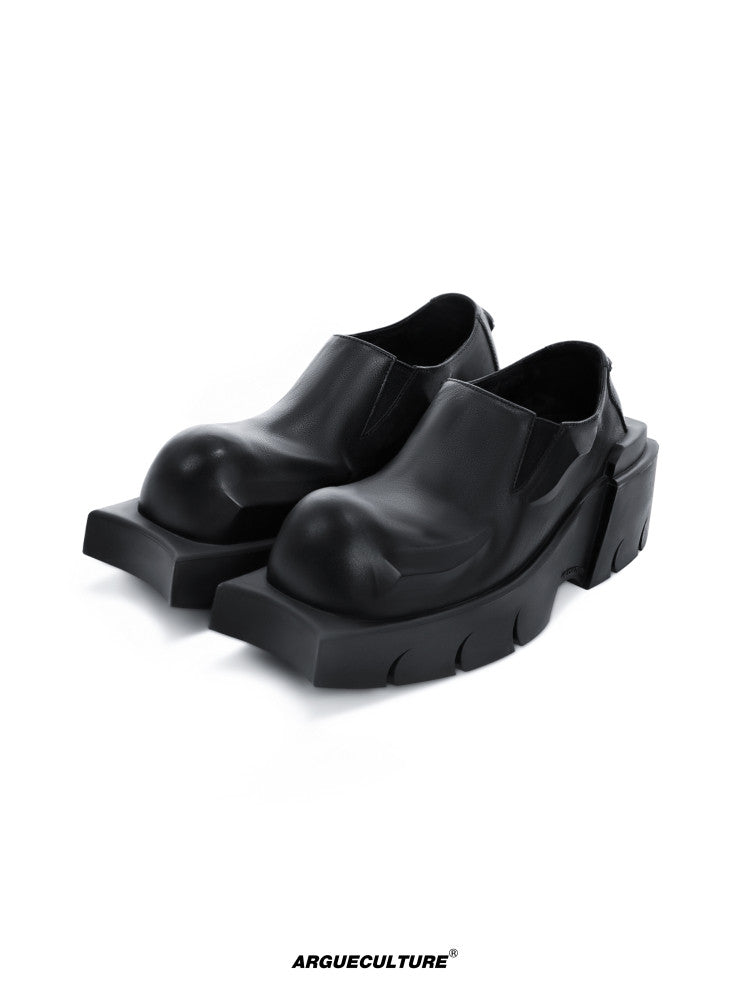 Round-Toe Platform Derby Shoes - product image 1