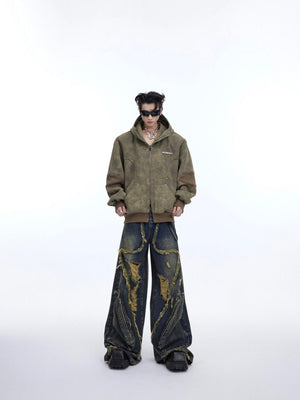 Distressed Fringe Straight-Leg Jeans - product image 3