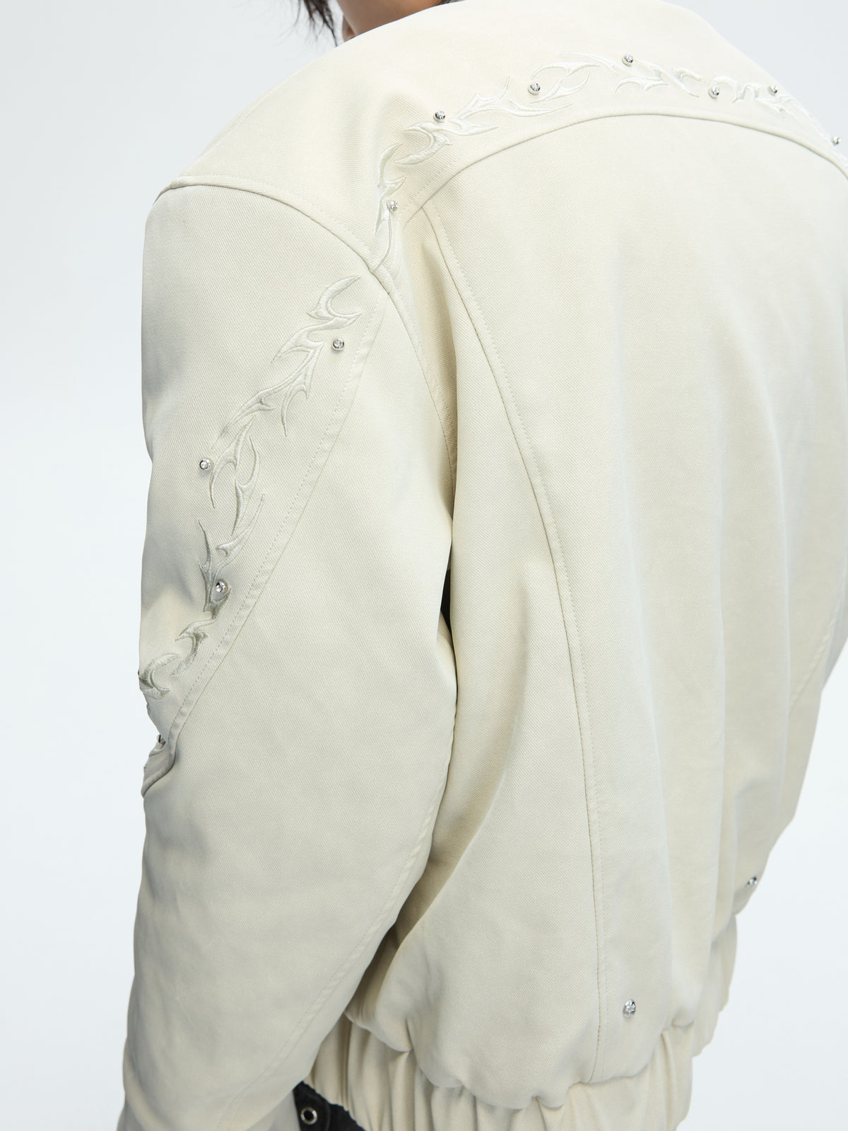 Cropped Faux Leather Zip Jacket - product image 2